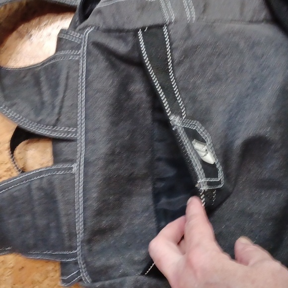 Vintage Fubu Black Denim Backpack - Picture 8 of 10